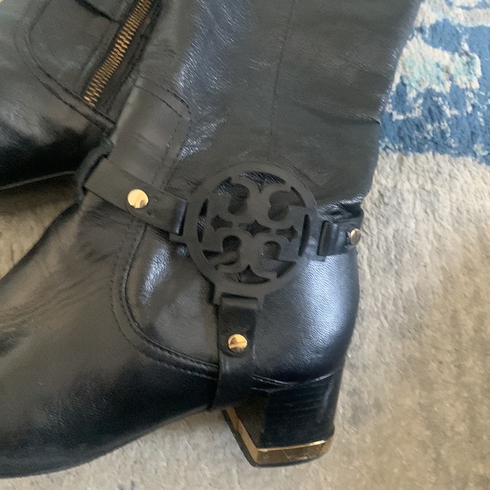 Tory Burch leather boots - Picture 3 of 4